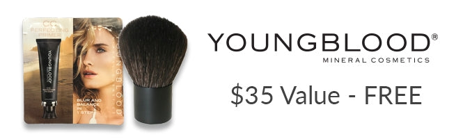 Youngblood gift with purchase Prime + Brush