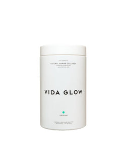 Vida Glow Natural Marine Collagen Powder 270g - New Glass Jar