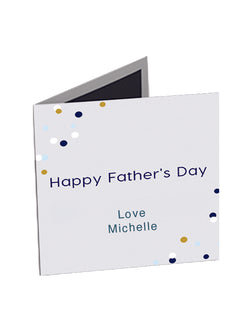 Father's Day Personalised Card + Gift Wrap